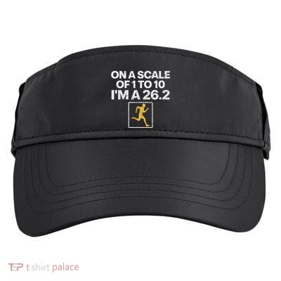 Funny Marathon Art Women Marathon Finisher 26.2 Running Adult Drive Performance Visor