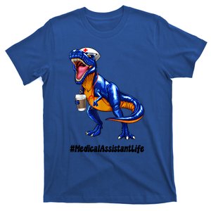 Funny Medical Assistant Life Cma Dinosaur Trex Scrub Coffee Gift T-Shirt