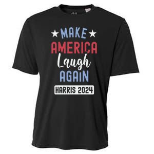 Funny Make America Laugh Again President 2024 Cooling Performance Crew T-Shirt