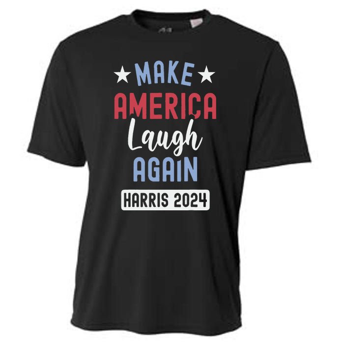 Funny Make America Laugh Again President 2024 Cooling Performance Crew T-Shirt