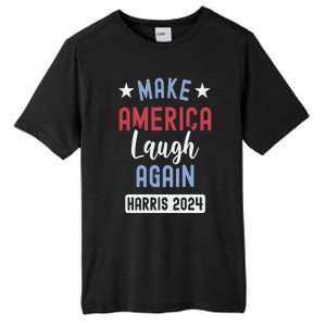 Funny Make America Laugh Again President 2024 Tall Fusion ChromaSoft Performance T-Shirt