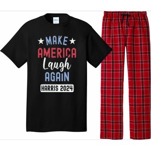 Funny Make America Laugh Again President 2024 Pajama Set