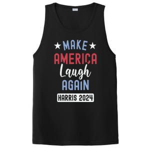 Funny Make America Laugh Again President 2024 PosiCharge Competitor Tank