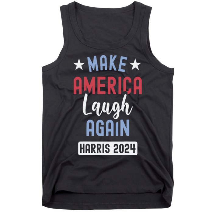 Funny Make America Laugh Again President 2024 Tank Top