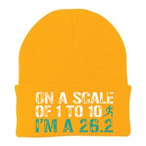 Funny Marathon Art Marathon Finisher 26 2 Running Meaningful Gift Knit Cap Winter Beanie