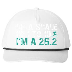 Funny Marathon Art Marathon Finisher 26 2 Running Meaningful Gift Snapback Five-Panel Rope Hat