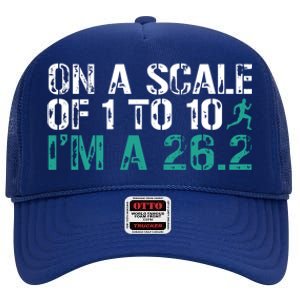 Funny Marathon Art Marathon Finisher 26 2 Running Meaningful Gift High Crown Mesh Back Trucker Hat