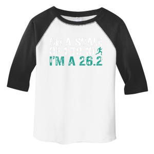 Funny Marathon Art Marathon Finisher 26 2 Running Meaningful Gift Toddler Fine Jersey T-Shirt