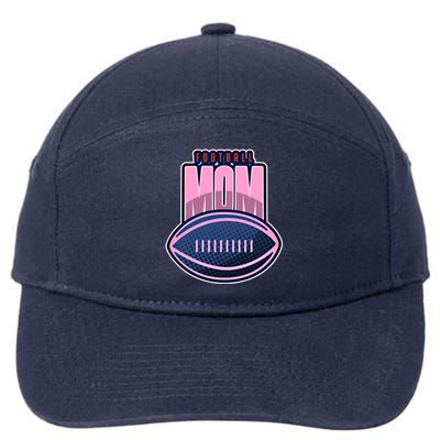 Football Mom American Football Supporter Cool Gift 7-Panel Snapback Hat