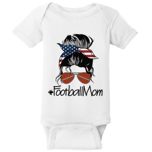 Football Mama American Football Mom Baby Bodysuit