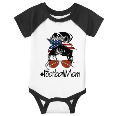 Football Mama American Football Mom Infant Baby Jersey Bodysuit