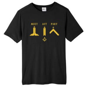 Freemason Meet Act And Part Mason Masonic Fathers Day Gift Tall Fusion ChromaSoft Performance T-Shirt