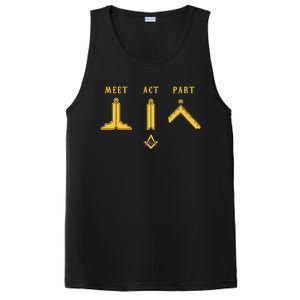 Freemason Meet Act And Part Mason Masonic Fathers Day Gift PosiCharge Competitor Tank