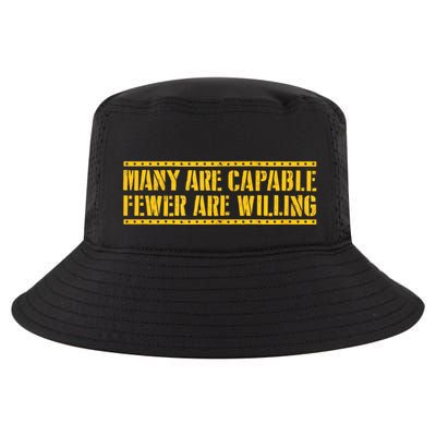 Funny Many Are Capable Pittsburgh Football Cool Comfort Performance Bucket Hat