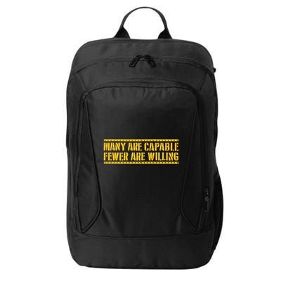 Funny Many Are Capable Pittsburgh Football City Backpack