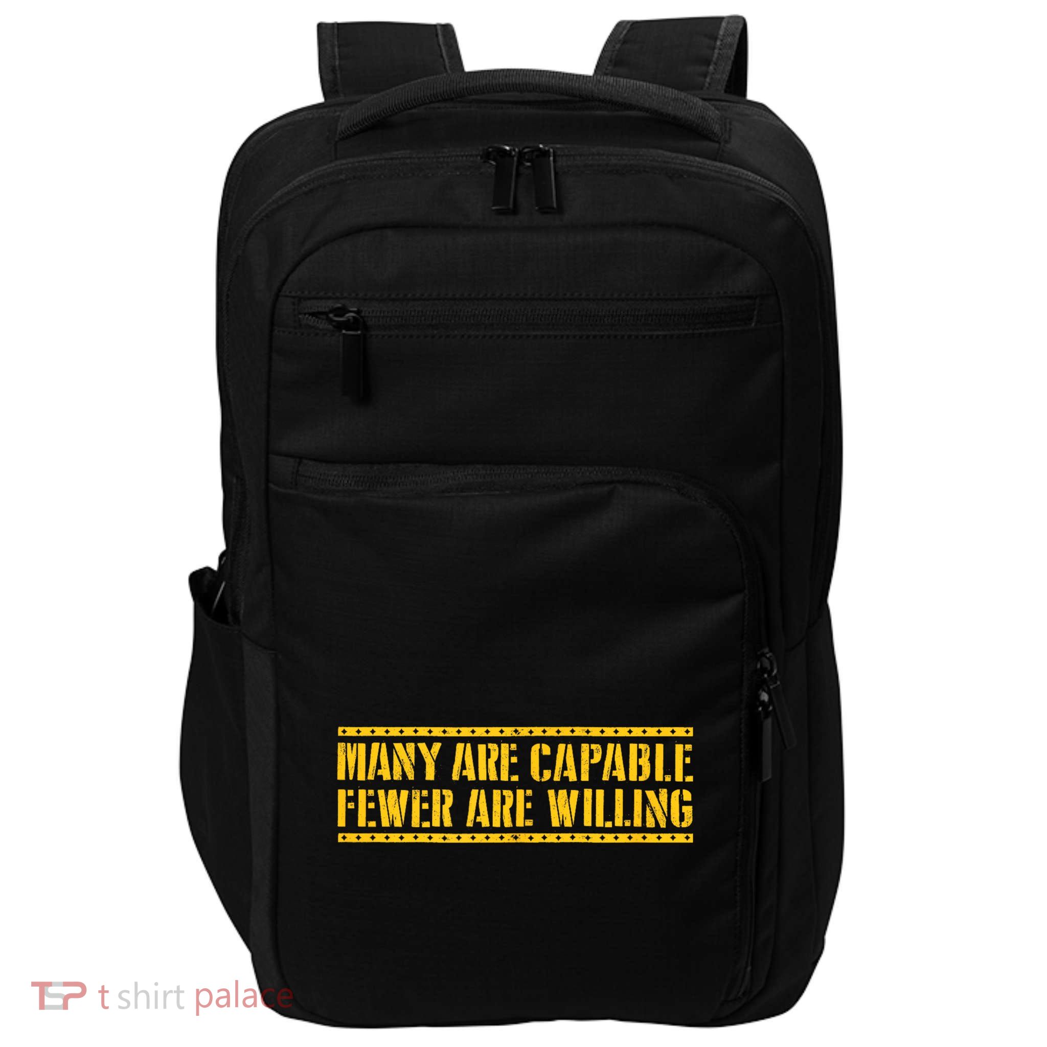 Funny Many Are Capable Pittsburgh Football Impact Tech Backpack