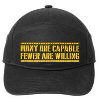 Funny Many Are Capable Pittsburgh Football 7-Panel Snapback Hat