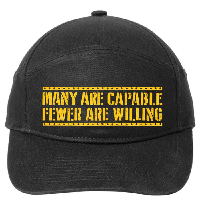 Funny Many Are Capable Pittsburgh Football 7-Panel Snapback Hat