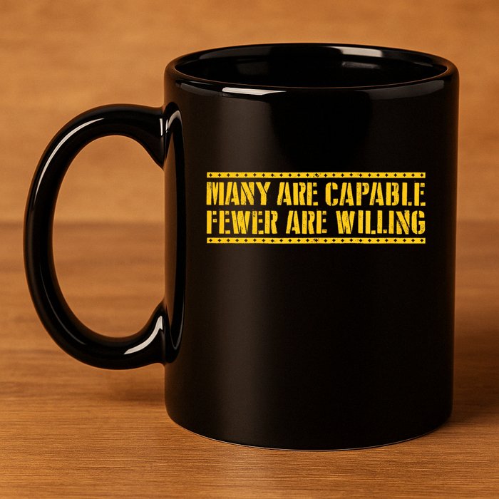 Funny Many Are Capable Pittsburgh Football 11oz C Handle Ceramic Mug