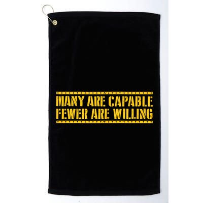 Funny Many Are Capable Pittsburgh Football Golf Towel