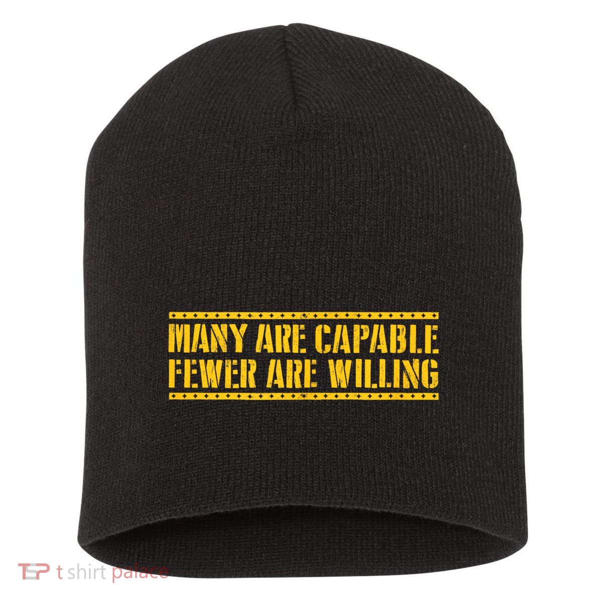 Funny Many Are Capable Pittsburgh Football Short Acrylic Beanie