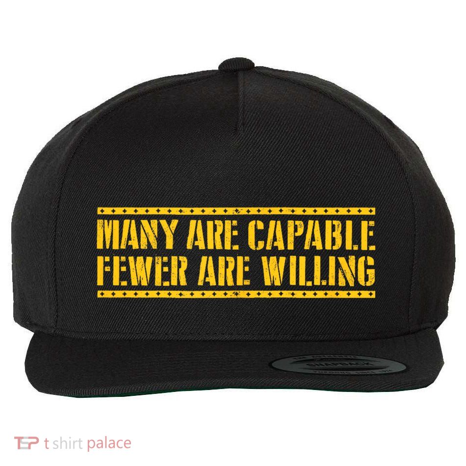 Funny Many Are Capable Pittsburgh Football Wool Snapback Cap