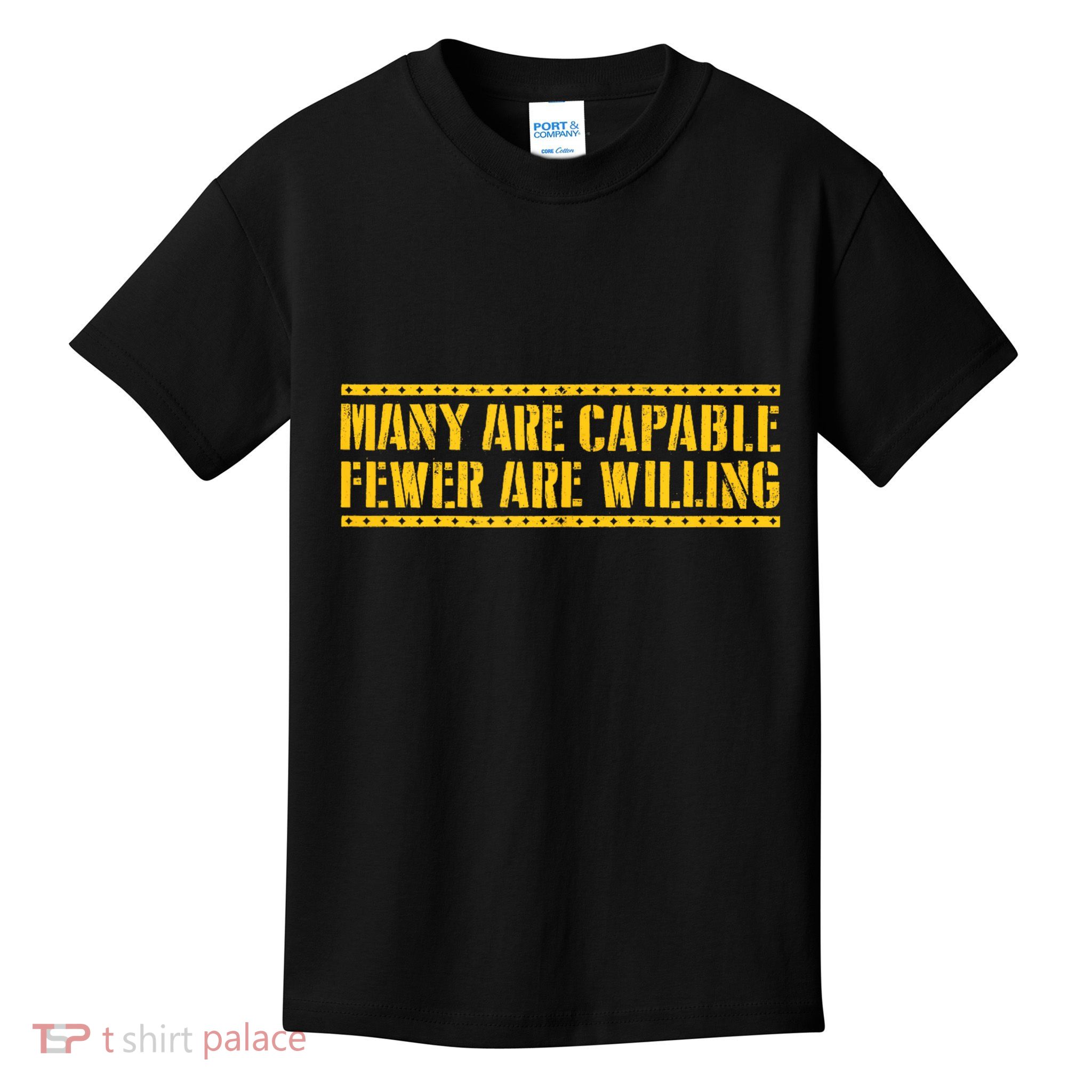 Funny Many Are Capable Pittsburgh Football Kids T-Shirt