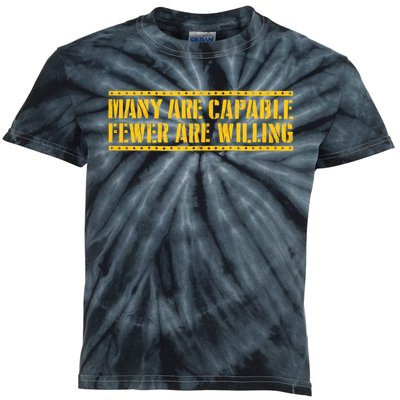 Funny Many Are Capable Pittsburgh Football Kids Tie-Dye T-Shirt