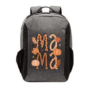 Fall Mama Autumn Leaves Pumpkin Vector Backpack