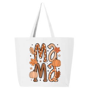 Fall Mama Autumn Leaves Pumpkin 25L Jumbo Tote