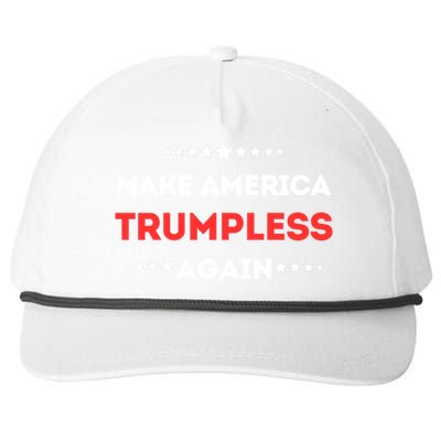 Funny Make America Trumpless Again In 2024 Snapback Five-Panel Rope Hat