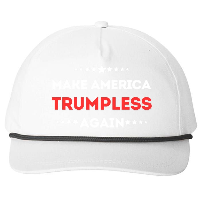 Funny Make America Trumpless Again In 2024 Snapback Five-Panel Rope Hat