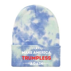 Funny Make America Trumpless Again In 2024 Tie Dye 12in Knit Beanie