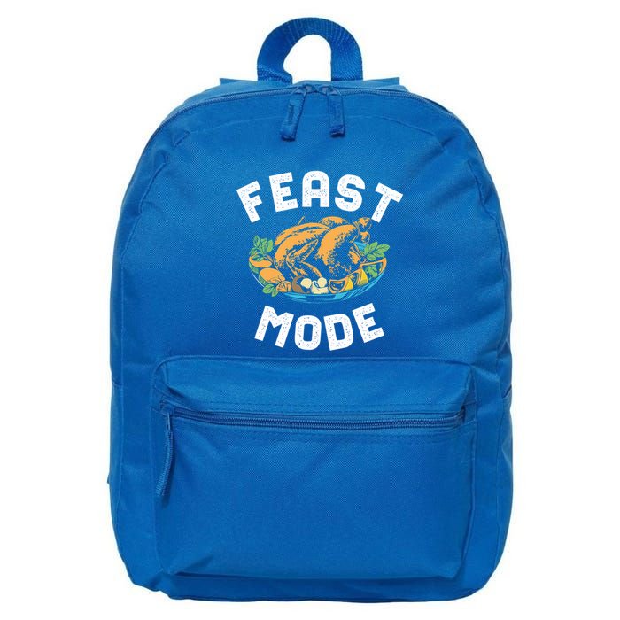 Feast Mode And Happy Thanksgiving Turkey Day Gift 16 in Basic Backpack