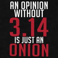 Funny Math An Opinion Without 3 14 Just Onion Pi Day Gift Ladies PosiCharge Tri-Blend Wicking Tank