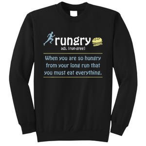 Funny Marathon Art Marathon Finisher 26.2 Running Tall Sweatshirt