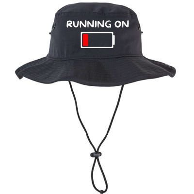 Funny marathon art Running low on battery empty Legacy Cool Fit Booney Bucket Hat