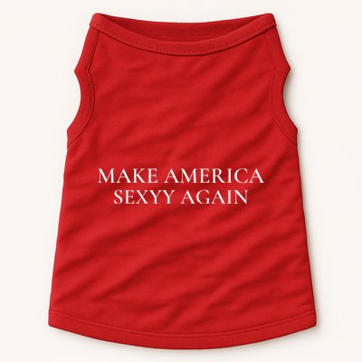 Funny Make America Sexyy Again Doggie Tank