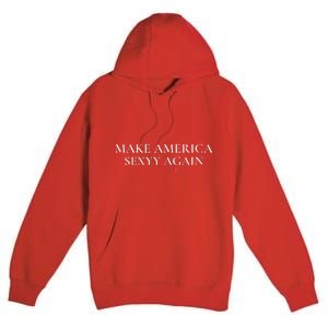 Funny Make America Sexyy Again Premium Pullover Hoodie