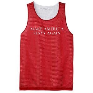 Funny Make America Sexyy Again Mesh Reversible Basketball Jersey Tank