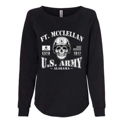 Fort Mcclellan Alabama Al  Ft Mcclellan Military Base Gifts  Womens California Wash Sweatshirt