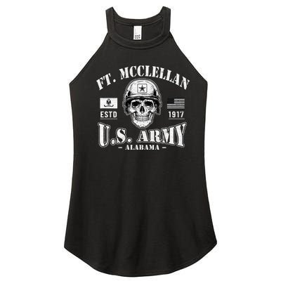 Fort Mcclellan Alabama Al  Ft Mcclellan Military Base Gifts  Women’s Perfect Tri Rocker Tank