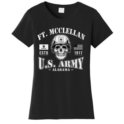 Fort Mcclellan Alabama Al  Ft Mcclellan Military Base Gifts  Women's T-Shirt