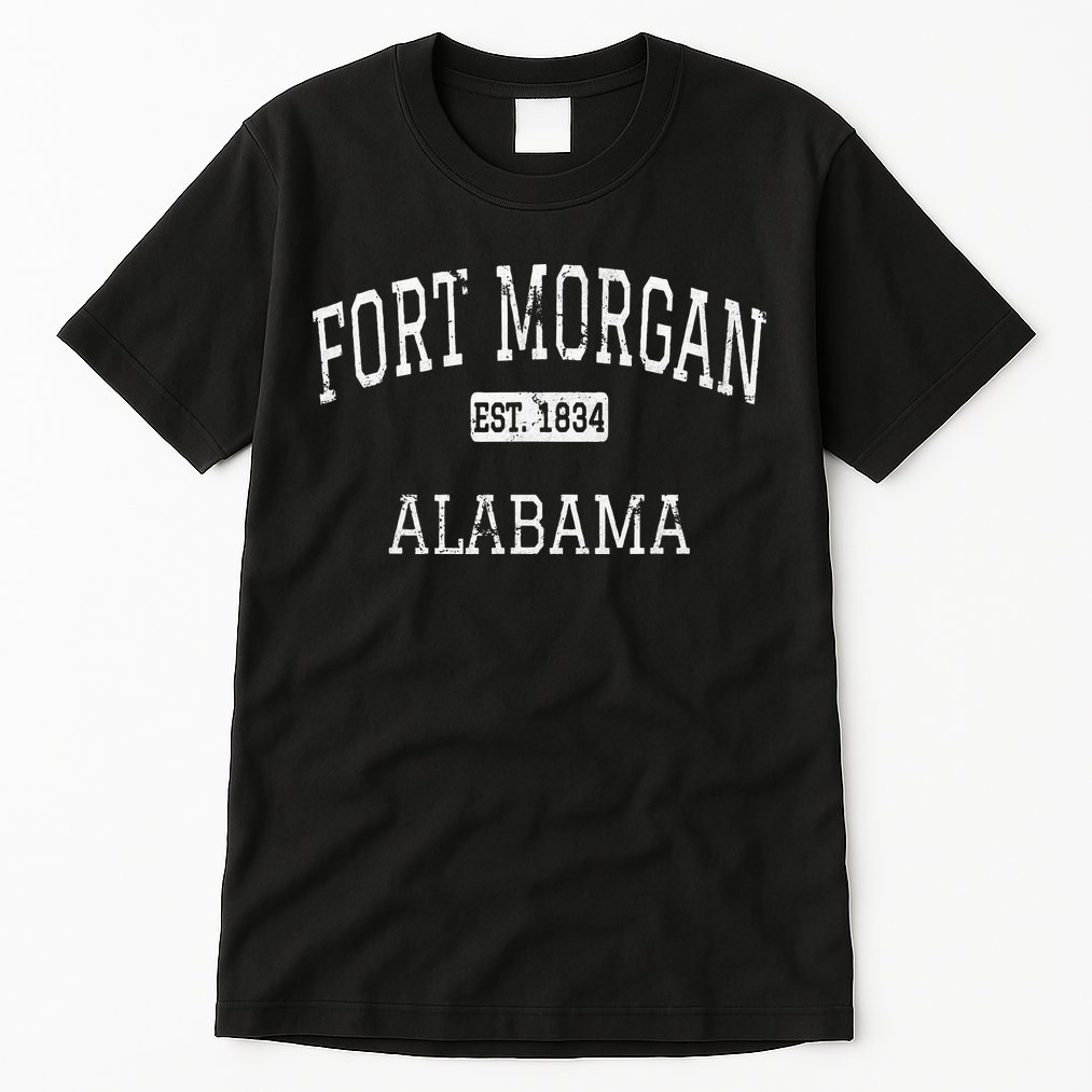 Fort Morgan Alabama Al Vintage Tall T-Shirt