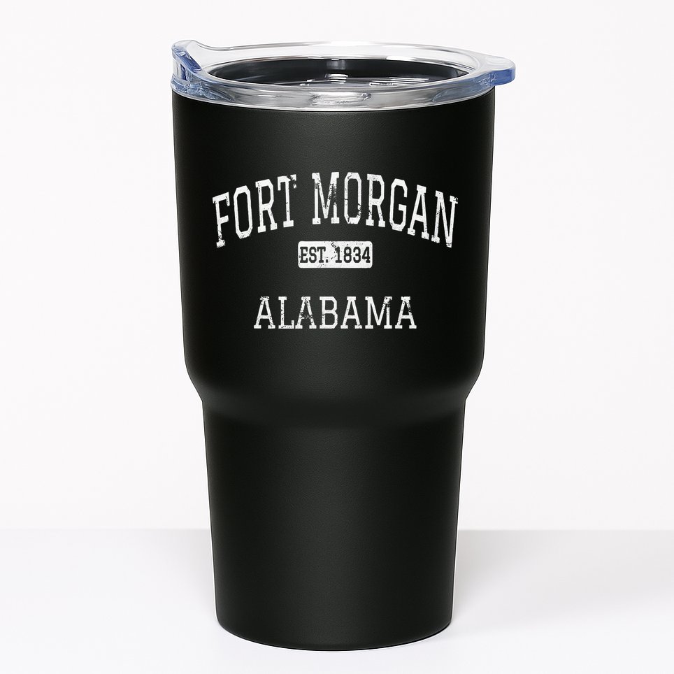Fort Morgan Alabama Al Vintage Tumbler