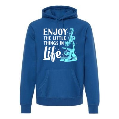 Funny Microscope Art For Women Biology Nerd Science Lab Premium Hoodie