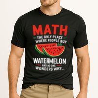 Funny Math And Watermelons Mathematics Calculation Numbers Cooling Performance Crew T-Shirt
