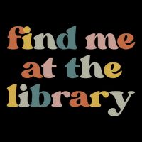 Find Me At The Library Retro Librarian Reading Book Lover 16 in Basic Backpack