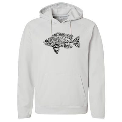 Firefish Malawi Aulonocara Peacock Cichlid Fish Performance Fleece Hoodie