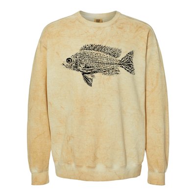 Firefish Malawi Aulonocara Peacock Cichlid Fish Colorblast Crewneck Sweatshirt